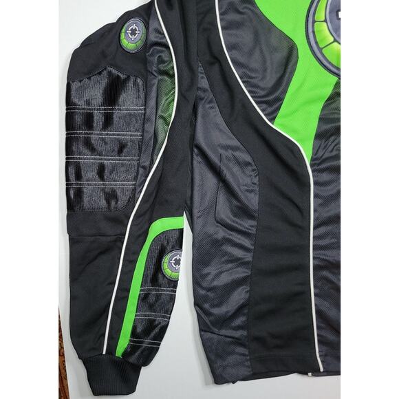 SMART PARTS Paintball Defender Jersey Holiday Special Green Black Men's Large - Picture 5 of 7